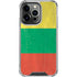 Lithuania Flag Distressed iPhone 14 Pro Clear Case